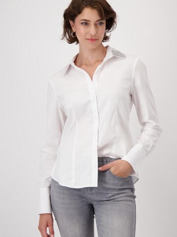monari Blouse in Wit: voorkant