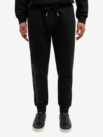 BRUNO BANANI Tapered Pants ' CASE ' in Black: front