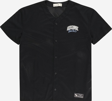 Abercrombie & Fitch Regular fit Skjorta i svart: framsida