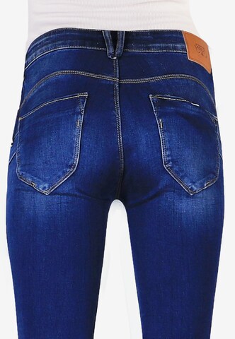 Le Temps Des Cerises Skinny Jeans in Blau