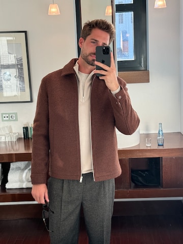 Veste mi-saison TRAPP en marron