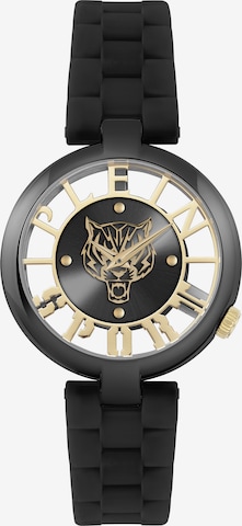 Plein Sport Analoog horloge ' TIGER LUXE ' in Zwart: voorkant