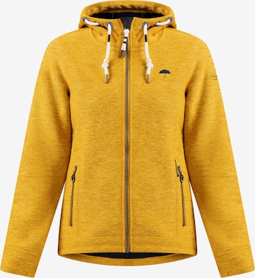 Schmuddelwedda Fleece jacket in Yellow: front