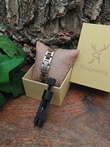 Holzwerk Bracelet 'WERLSEE' in Silver