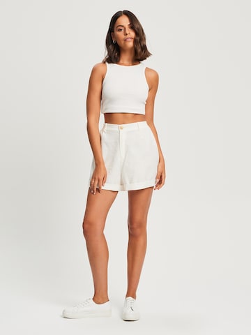 Calli Loose fit Trousers 'CHARLIE' in White