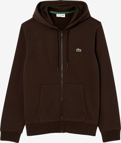 LACOSTE Veste de survêtement en brun foncé, Vue avec produit