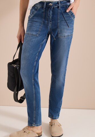 CECIL Slimfit Jeans in Blau: Vorderseite