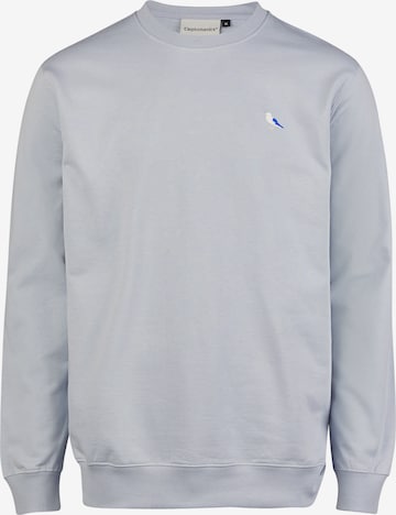 Cleptomanicx Sweatshirt 'Embro Gull' in Blau: Vorderseite
