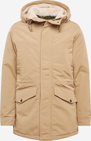 Parka d’hiver JACK & JONES en beige : devant