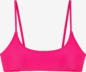 LASCANA Bustier Bikinitop 'Lolo' in Roze: voorkant