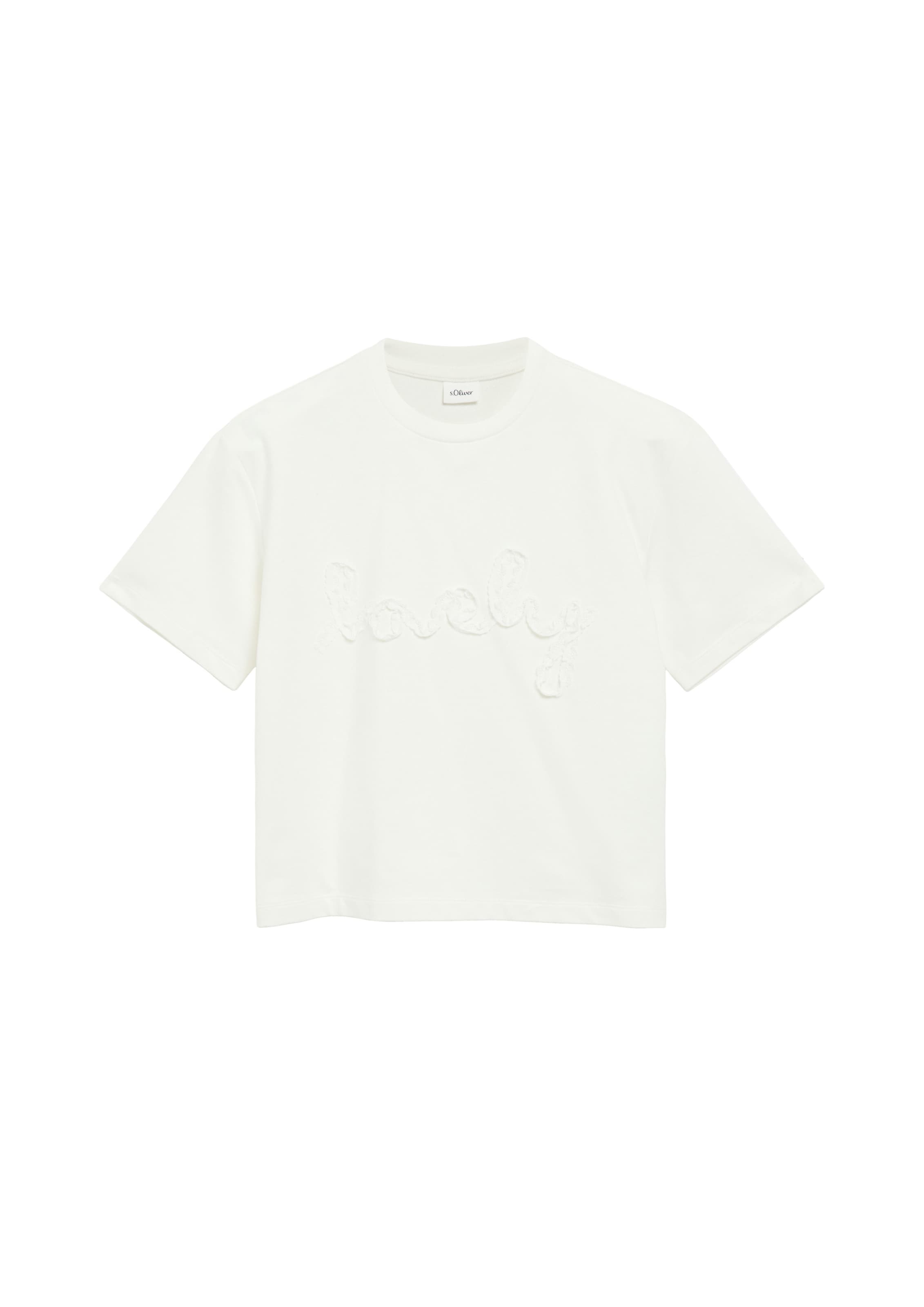s.Oliver Shirt in Beige: voorkant