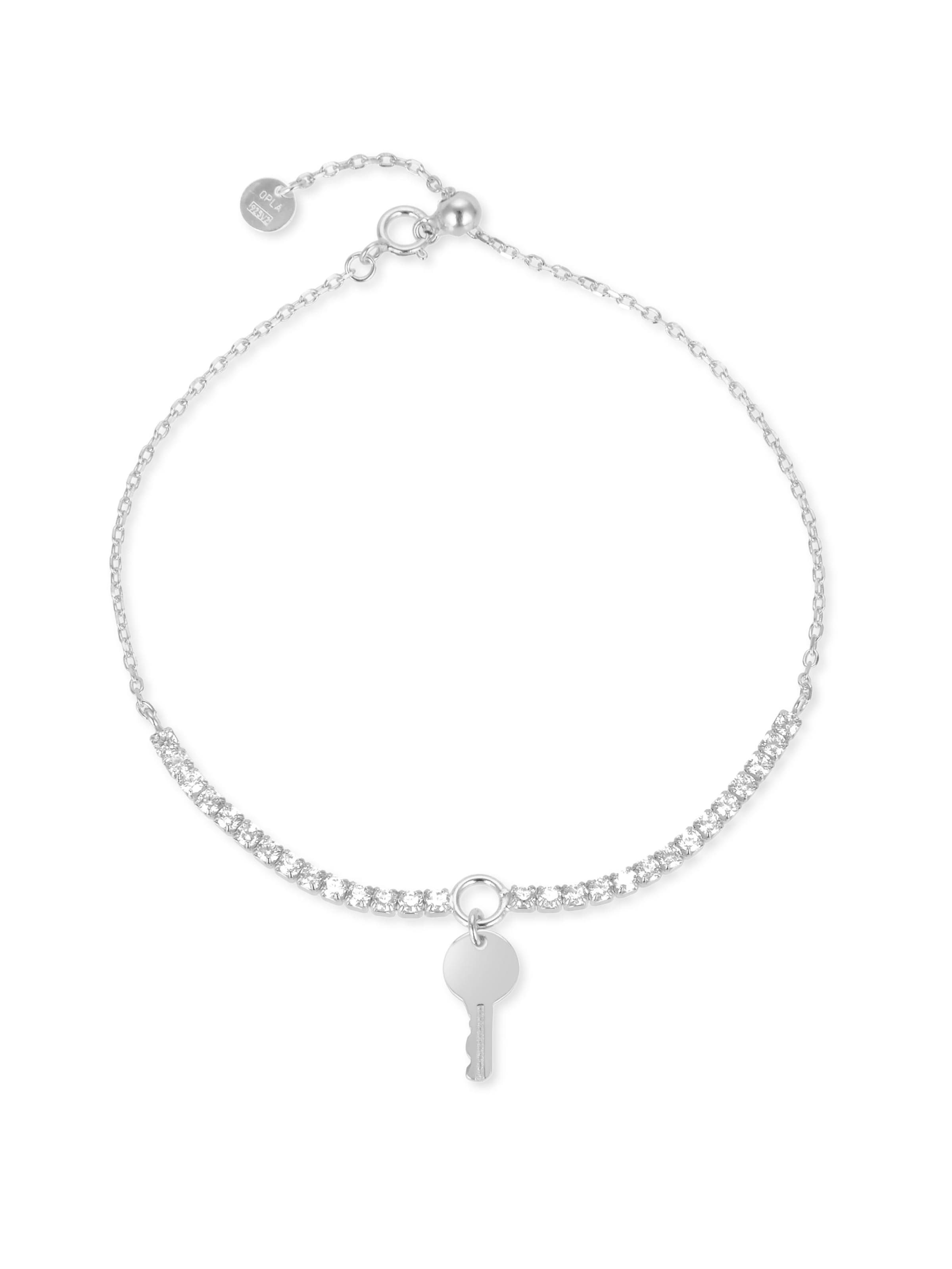 Luxenter - Pulsera 'DIKAR' en blanco: frente
