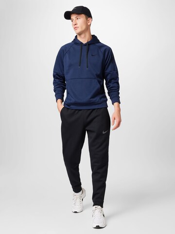 NIKE Sport sweatshirt i blå