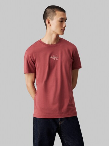 Calvin Klein Jeans Regular Shirt in Red: front