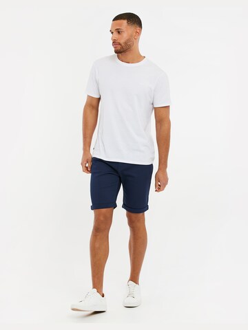 Threadbare Regular Shorts 'Sanky' in Blau