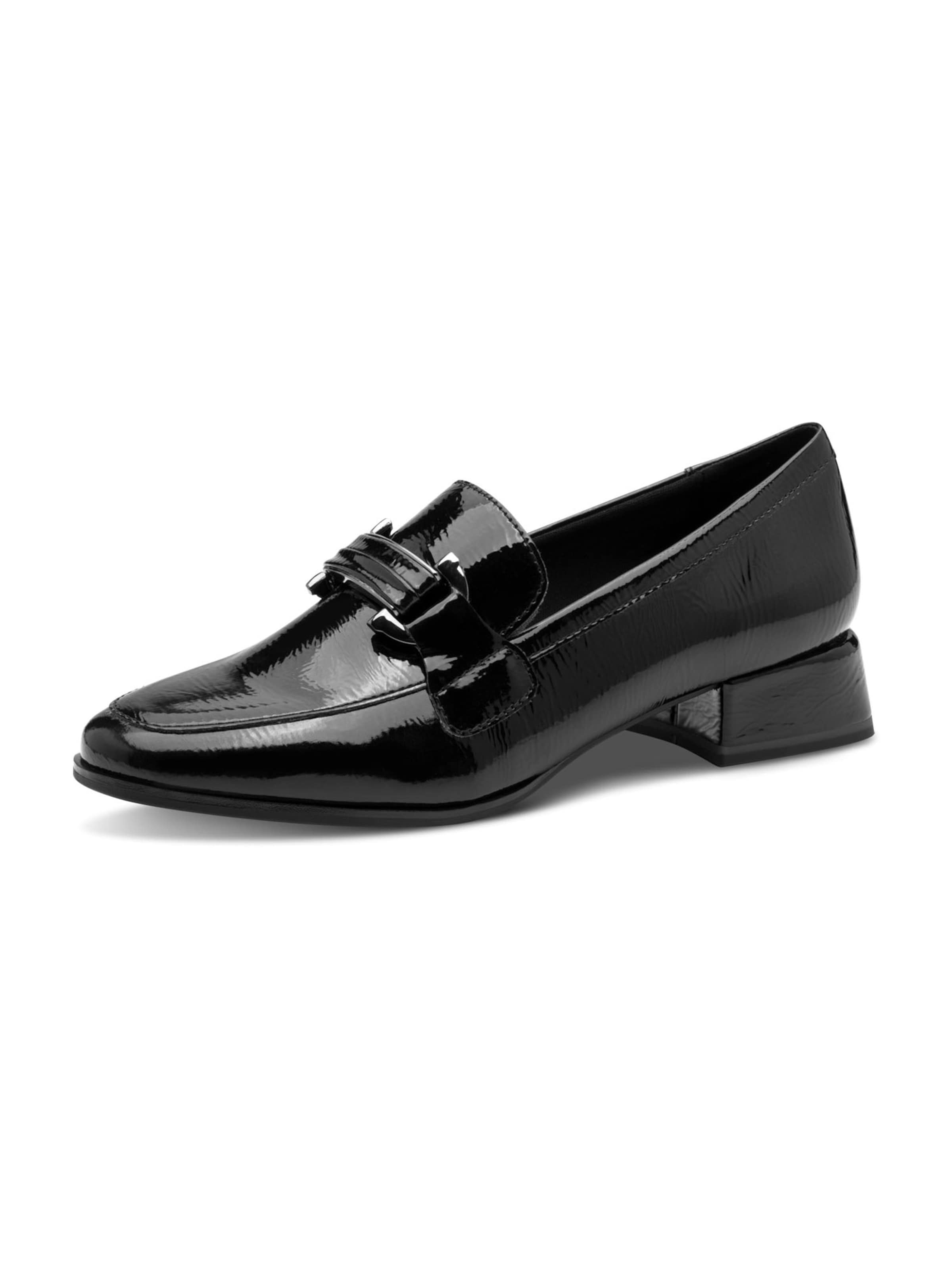 MARCO TOZZI Slipper, värv must: eest vaates