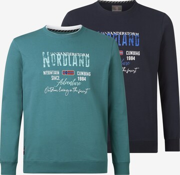 Jan Vanderstorm Sweatshirt ' Botu ' in Green: front