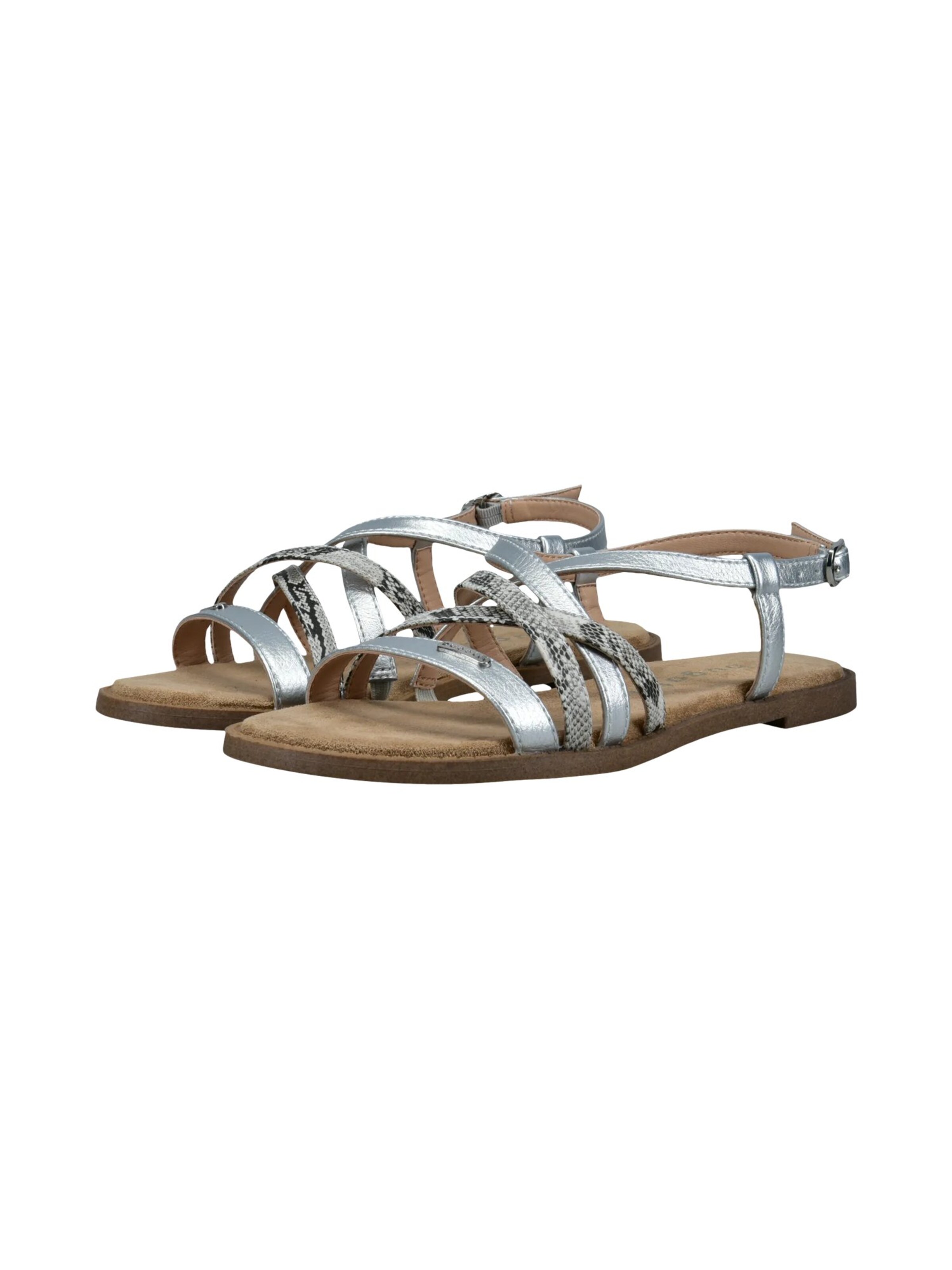 bugatti Sandals in Silver