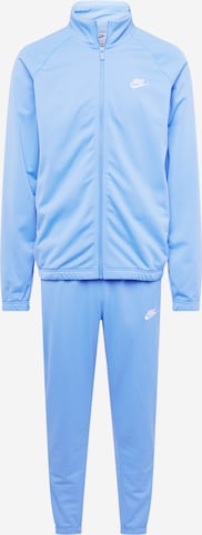 Nike Sportswear Sweatsuit in Blue: front