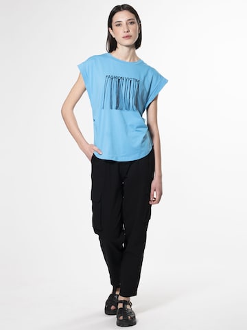 Influencer T-Shirt in Blau