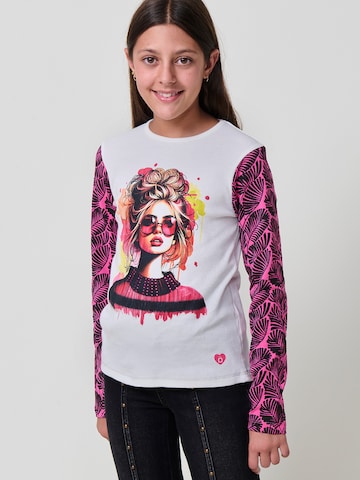 KOROSHI Tričko – bílá: přední strana