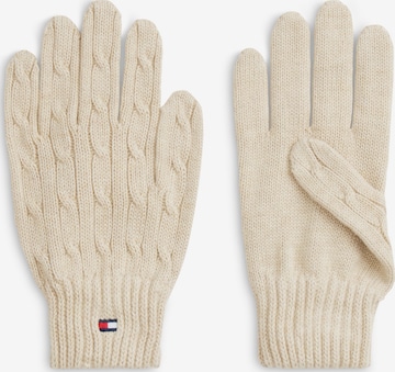 Gants 'ESSENTIAL' TOMMY HILFIGER en beige : devant