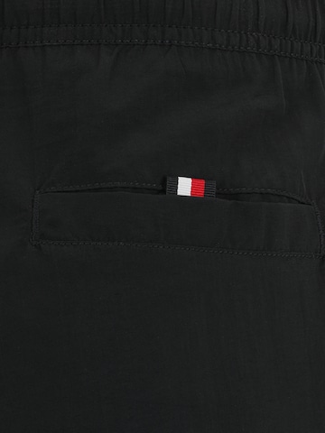 melns Tommy Hilfiger Underwear Peldšorti 'MEDIUM DRAWSTRING'