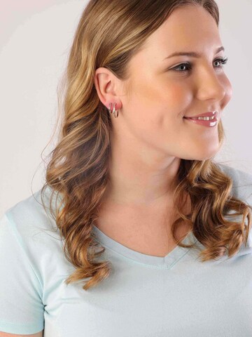 Lucardi Oorbellen in Zilver: voorkant