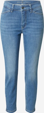 Slimfit Jeans 'Dream' de la MAC pe albastru: față