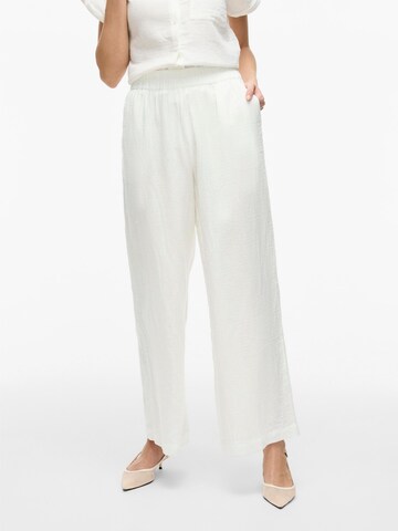 VILA Wide leg Broek 'VILania' in Wit