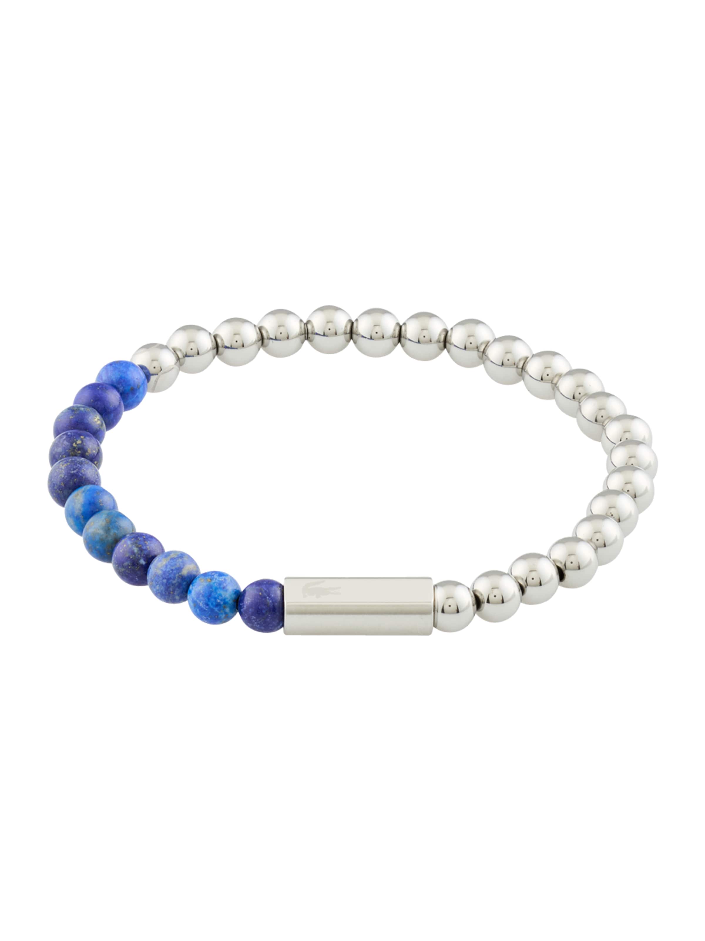 LACOSTE - Pulsera 'SCOTTIE' en plata: frente