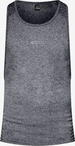 T-Shirt fonctionnel 'Brave' Smilodox en gris : devant