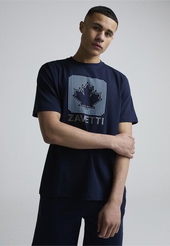 T-Shirt 'Alvo' Zavetti Canada en bleu : devant