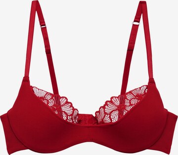 ESPRIT Push-up BH in Rot: predná strana