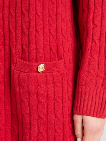 GAP Sukienka z dzianiny w kolorze czerwony