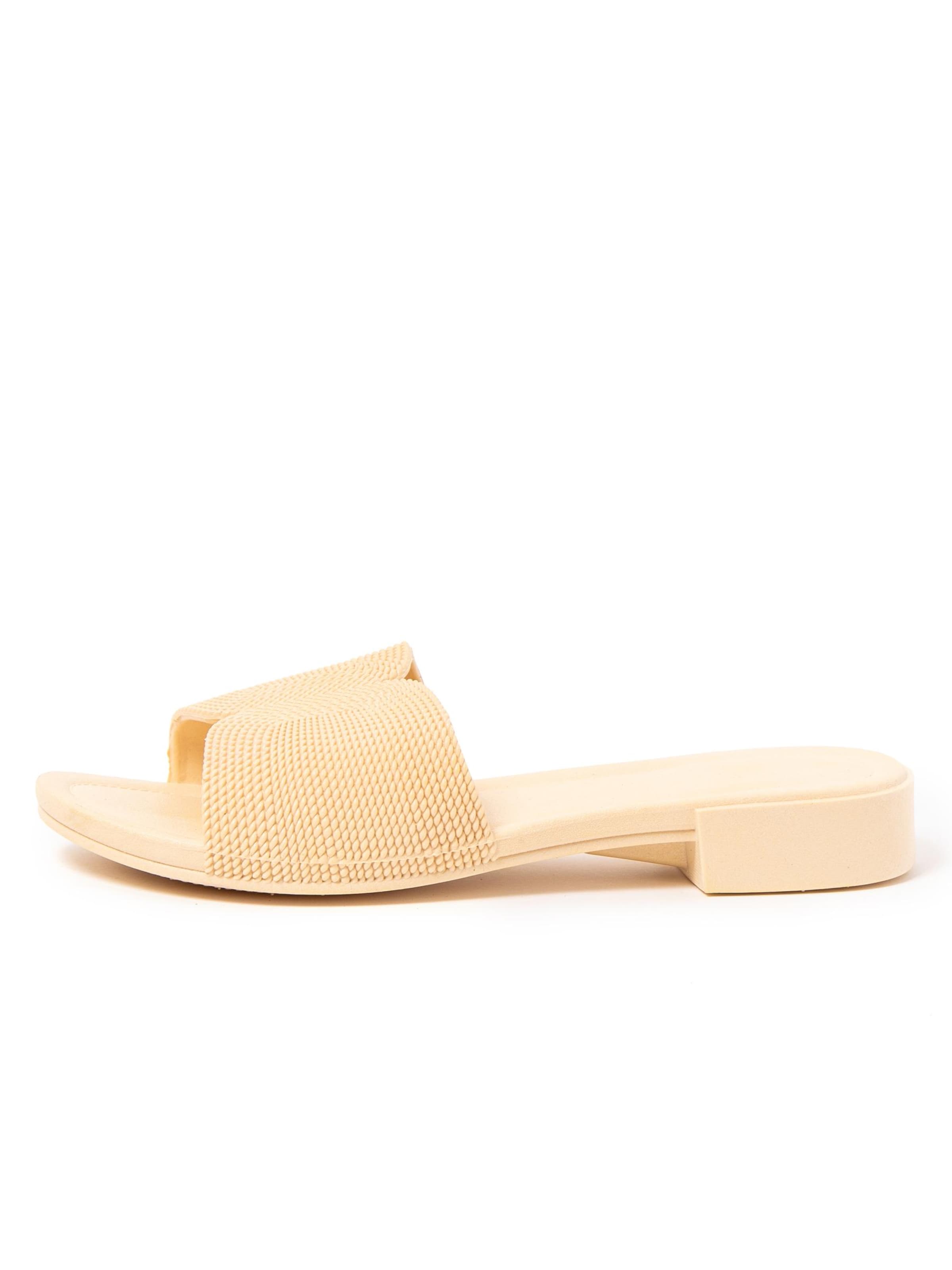 Brasileras Pantolette 'Platz'‌‌‌‌‌‌ in Beige: Vorderseite