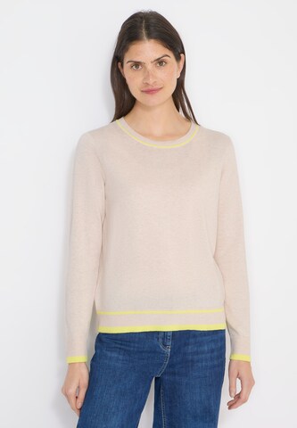 CECIL Sweater in Beige: front