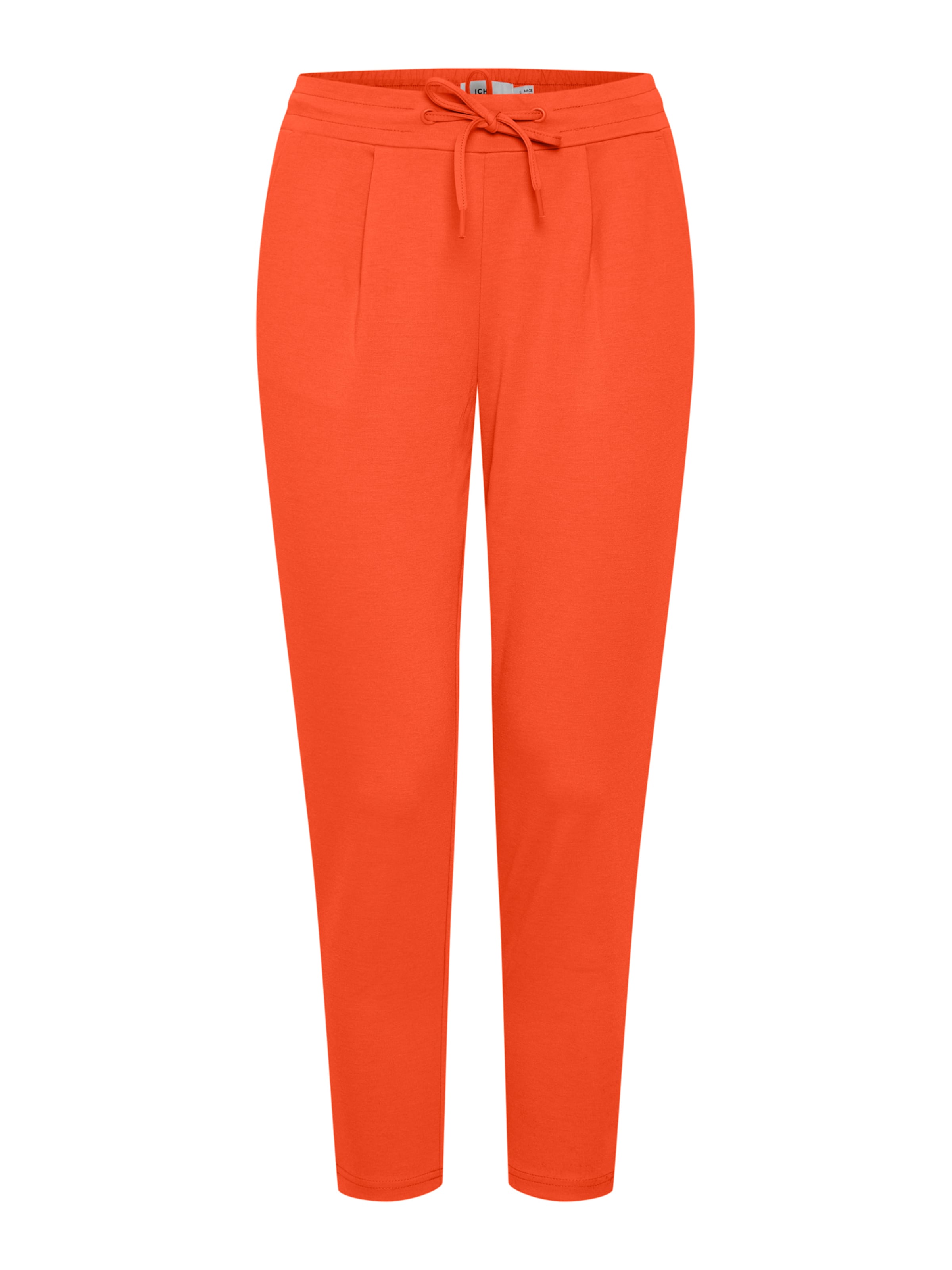 ICHI Zúžený strih Plisované nohavice 'IHKATE' - Červená: predná strana