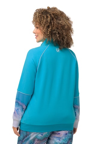 Ulla Popken Sweatvest in Blauw