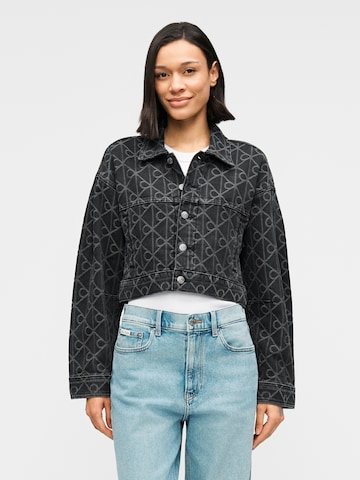 Calvin Klein Jeans Prechodná bunda - Čierna: predná strana