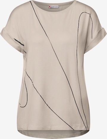 STREET ONE Shirt in Beige: front