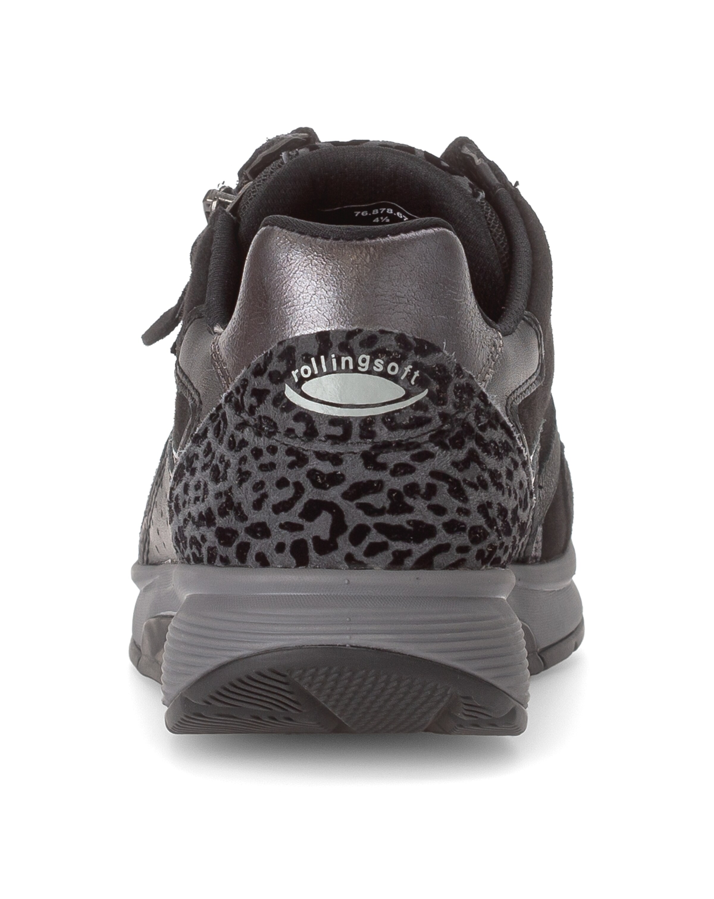 Gabor Rollingsoft Lace-Up Shoes in Black