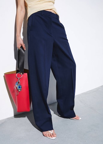 MANGO Regular Pants 'Centauri' in Blue