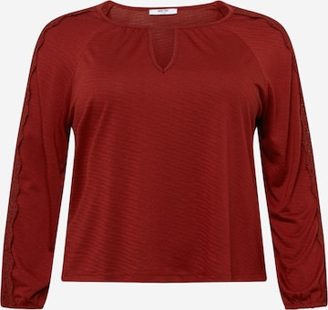 ABOUT YOU Curvy Shirt 'Jeanina' in Red: front