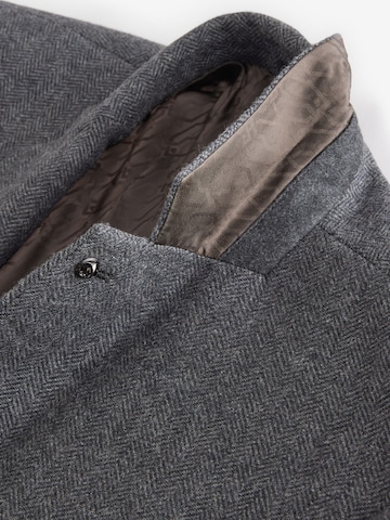Next Slim fit Suknjič | siva barva