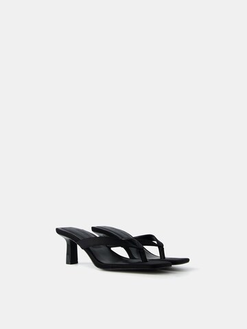 Bershka Sandals in Black