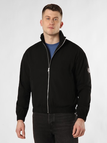 Calvin Klein Jeans Between-Season Jacket in Black: front