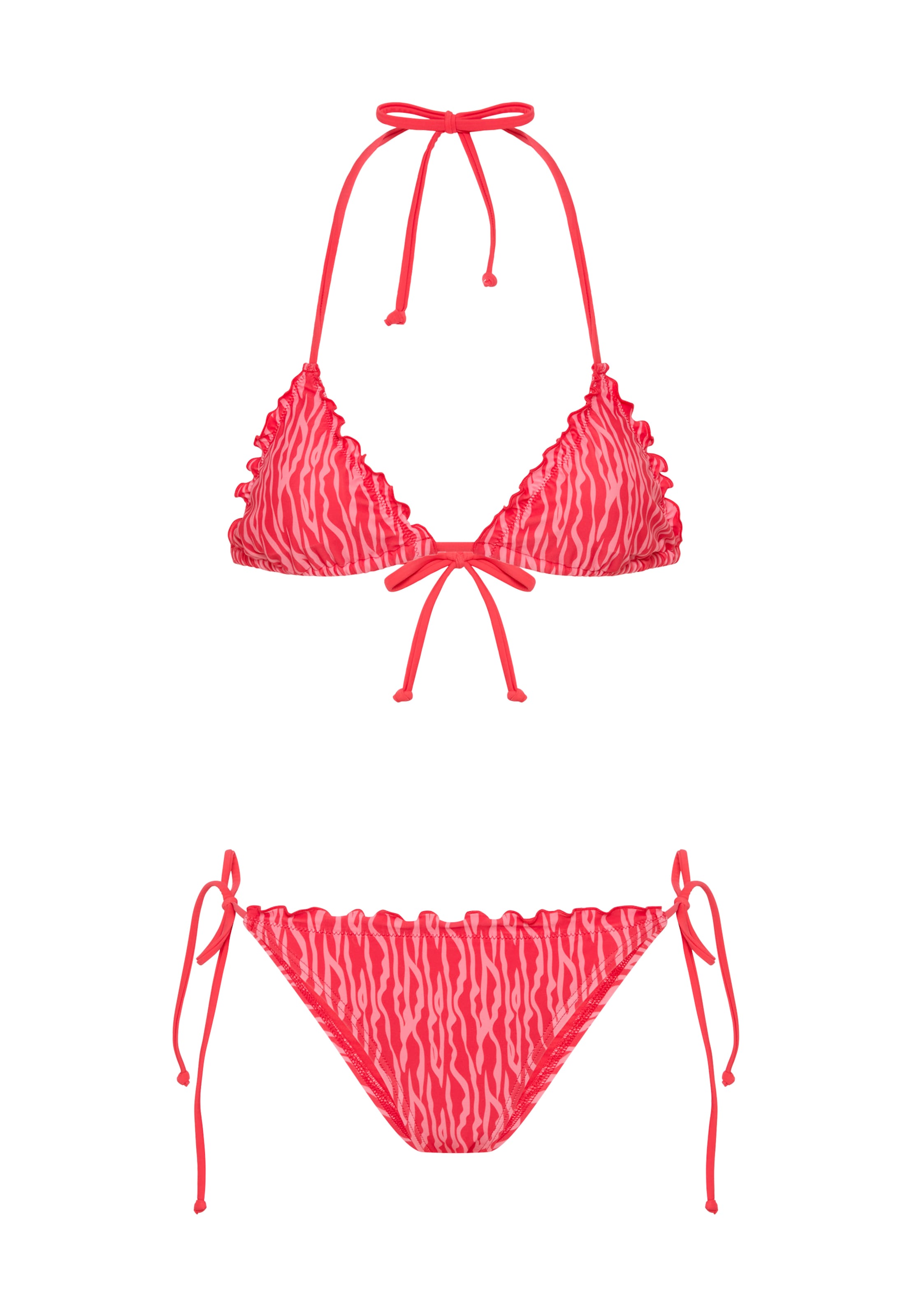 Triangolo Bikini di LSCN by LASCANA in arancione: frontale