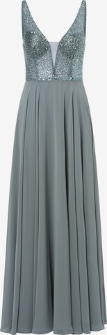 Marie Lund Evening Dress in Green: front