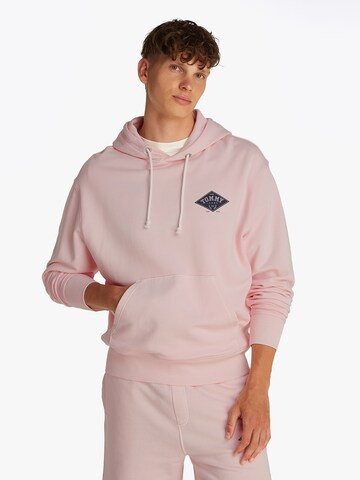 Tommy Jeans Collegepaita värissä vaaleanpunainen: etupuoli